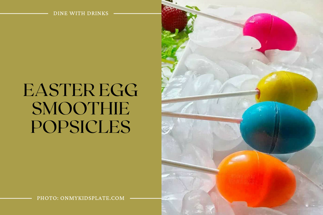 Easter Egg Smoothie Popsicles