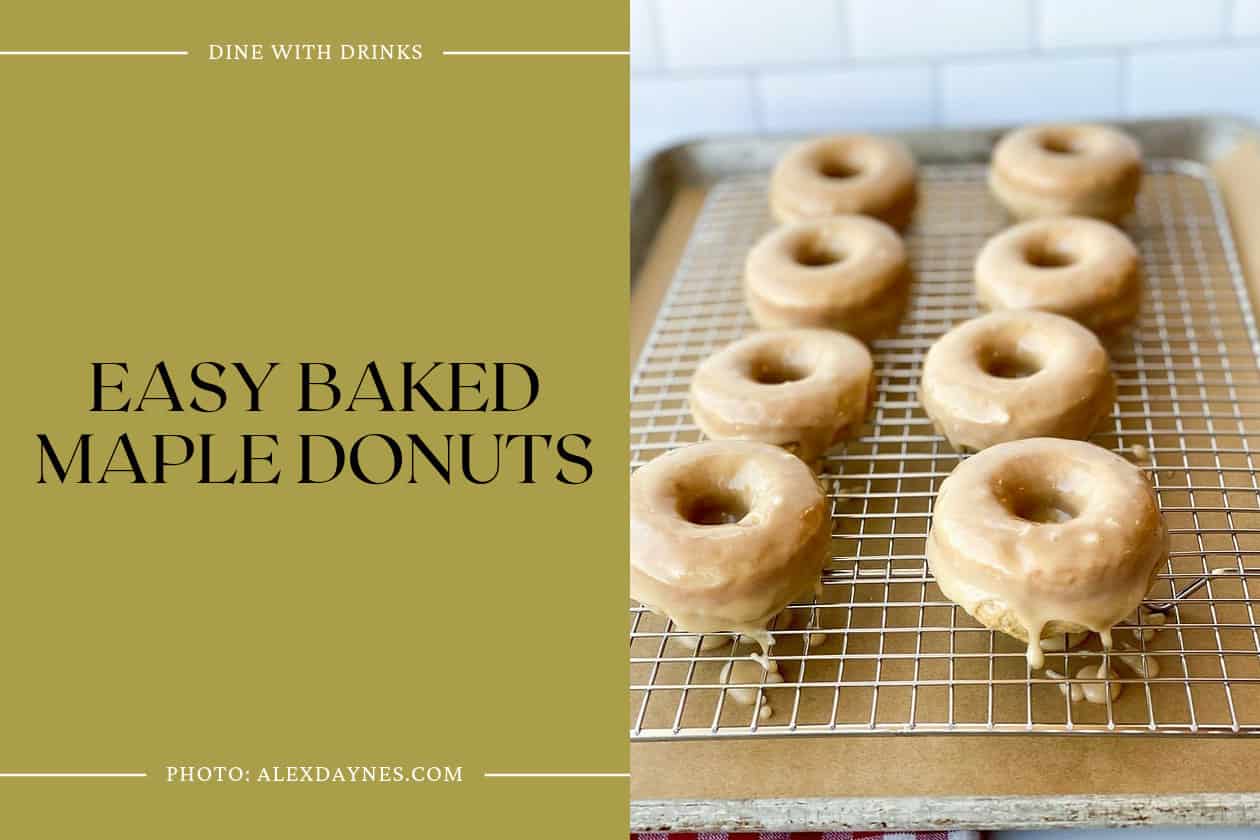 Easy Baked Maple Donuts