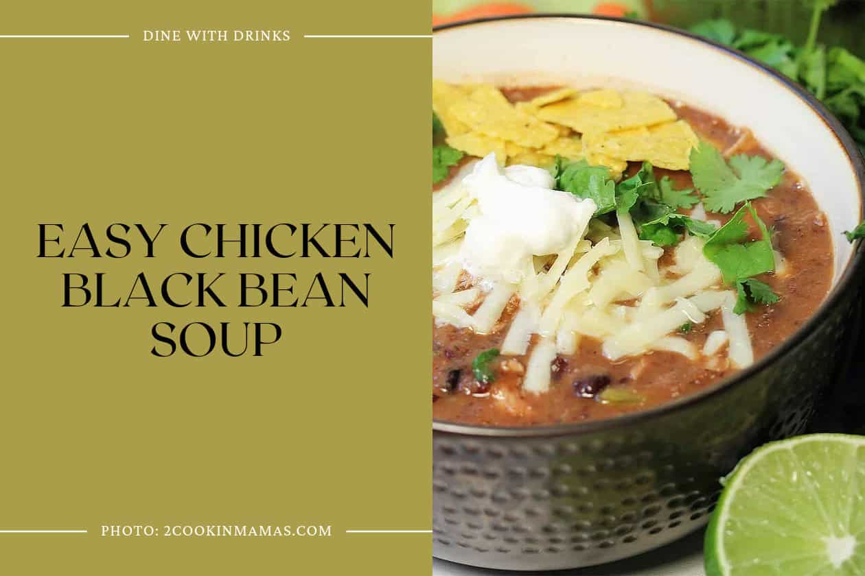 Easy Chicken Black Bean Soup
