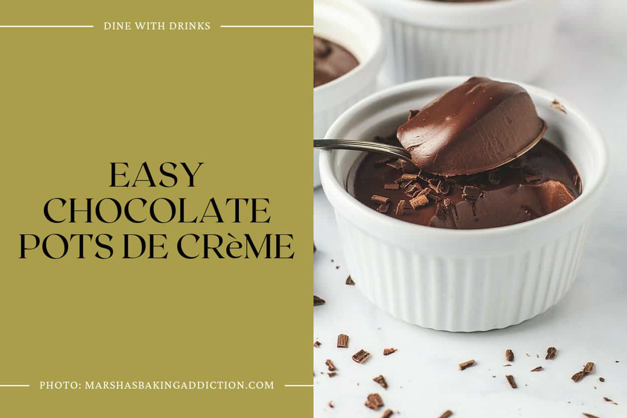 Easy Chocolate Pots De Crème