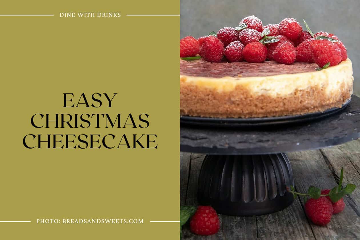 Easy Christmas Cheesecake