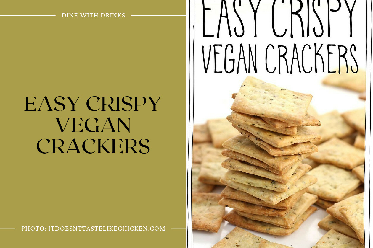 Easy Crispy Vegan Crackers