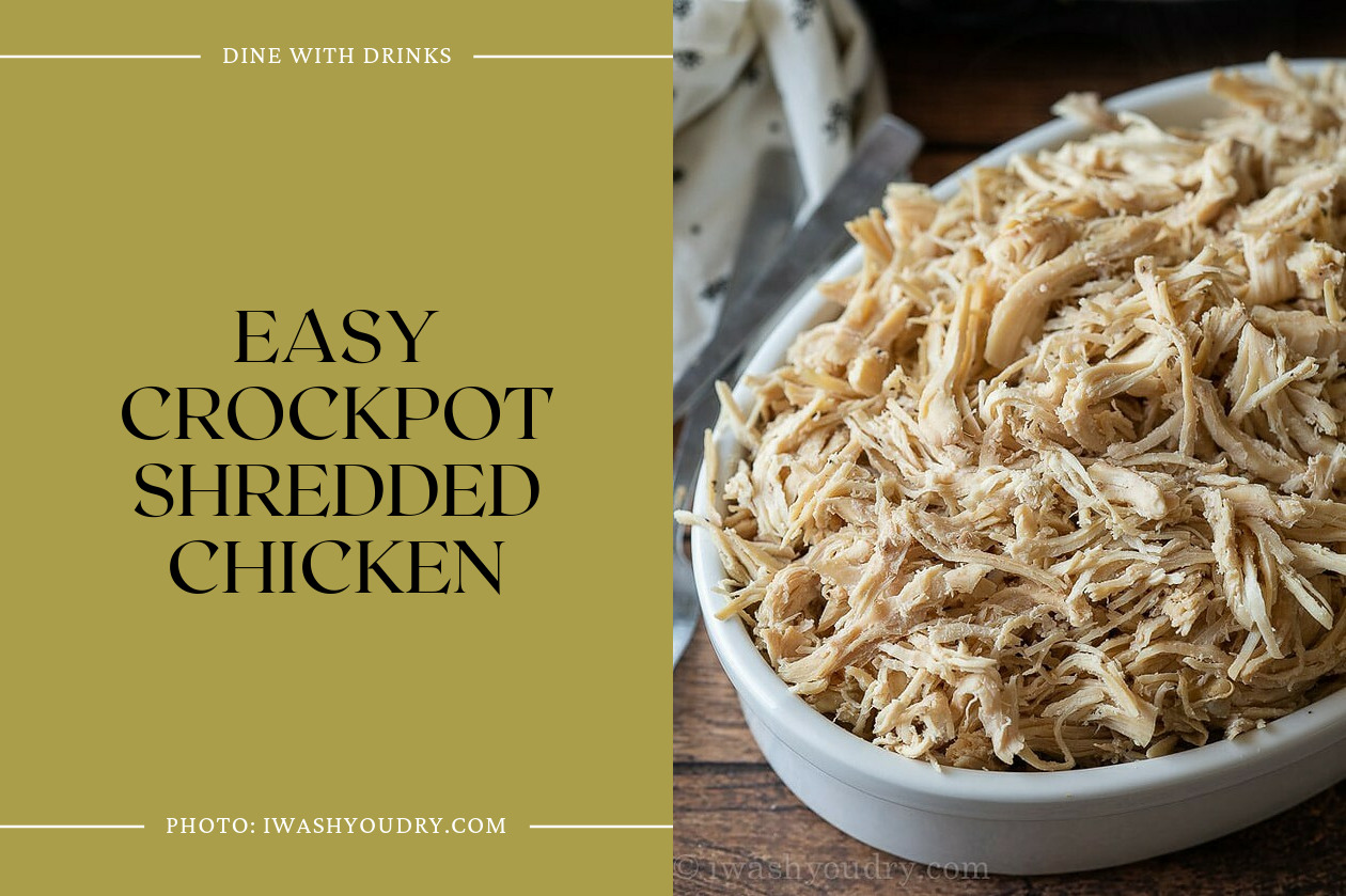 Easy Crockpot Shredded Chicken