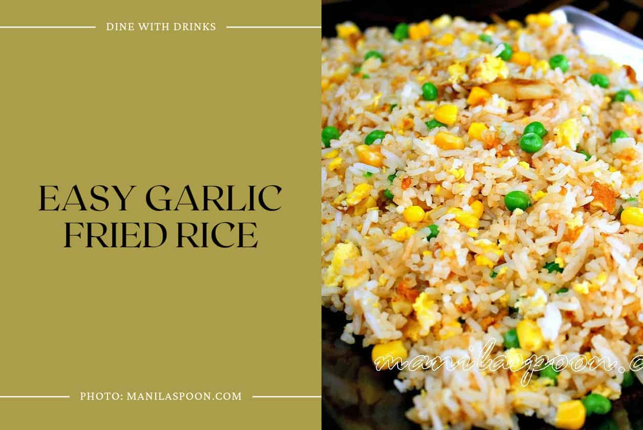 Easy Garlic Fried Rice