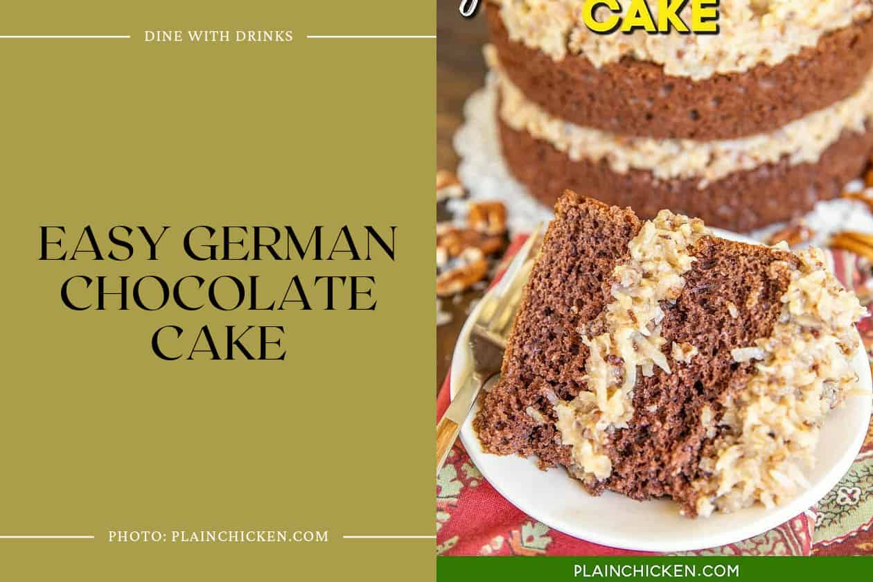 Easy German Chocolate Cake