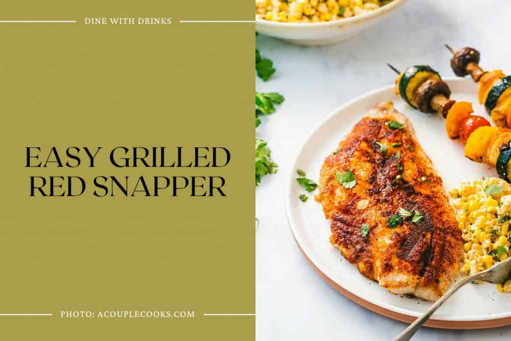 26 Red Snapper Recipes A Delightful Dive Into Deliciousness   Easy Grilled Red Snapper 1024x683 