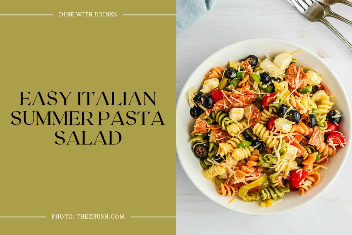 Easy Italian Summer Pasta Salad