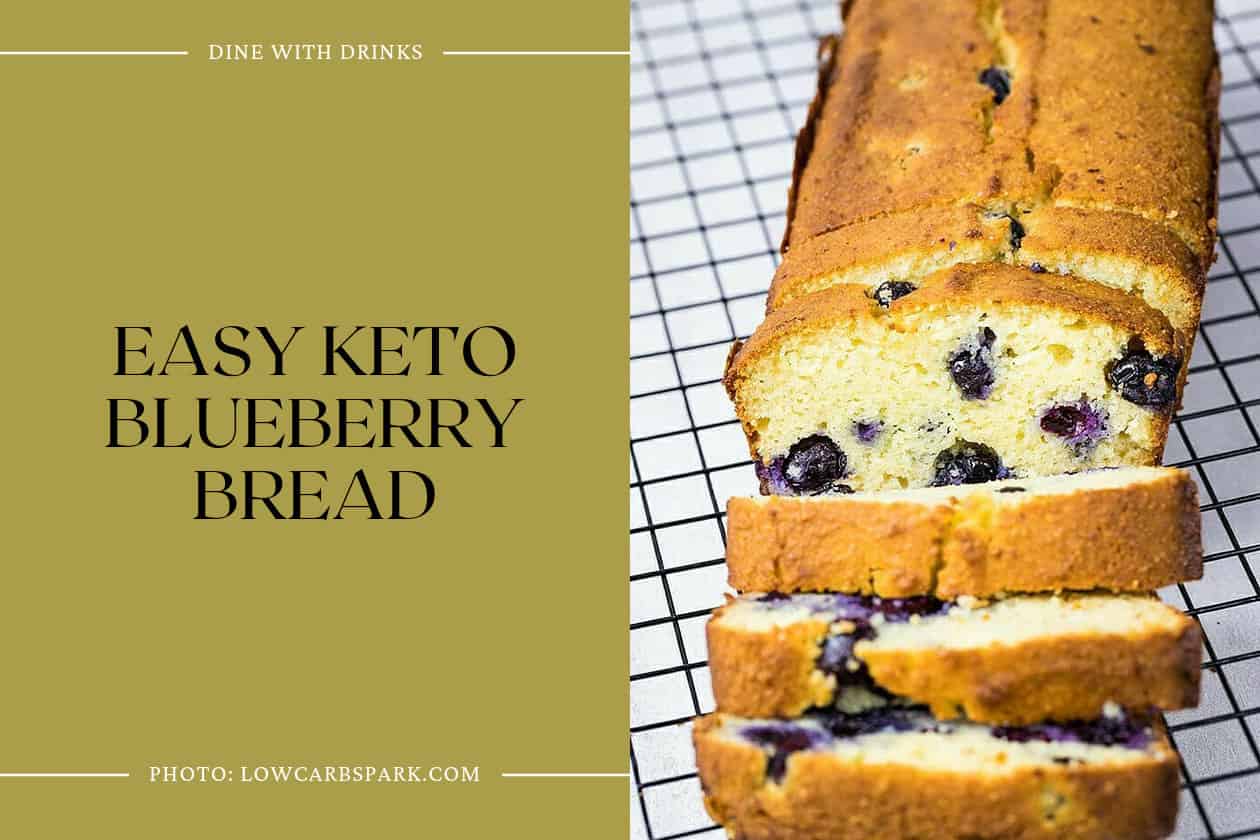 Easy Keto Blueberry Bread