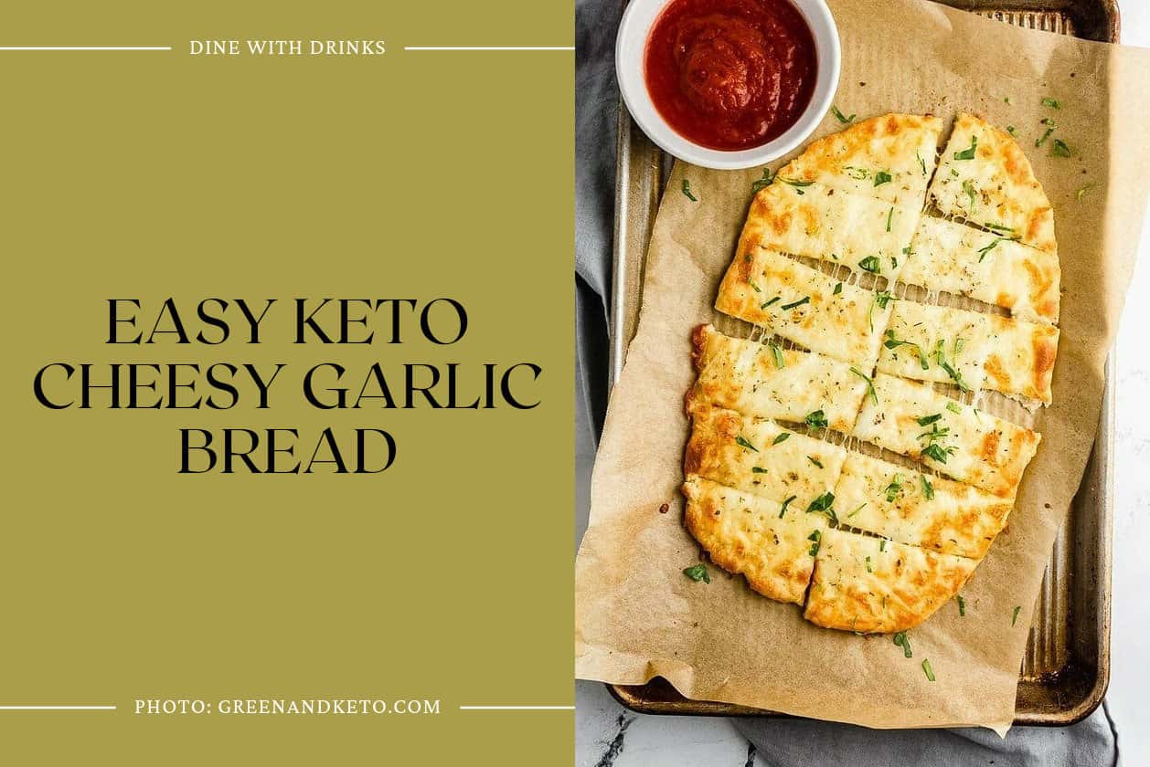 Easy Keto Cheesy Garlic Bread