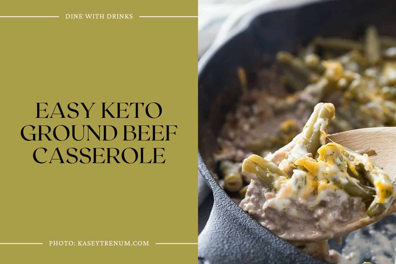 Easy Keto Ground Beef Casserole