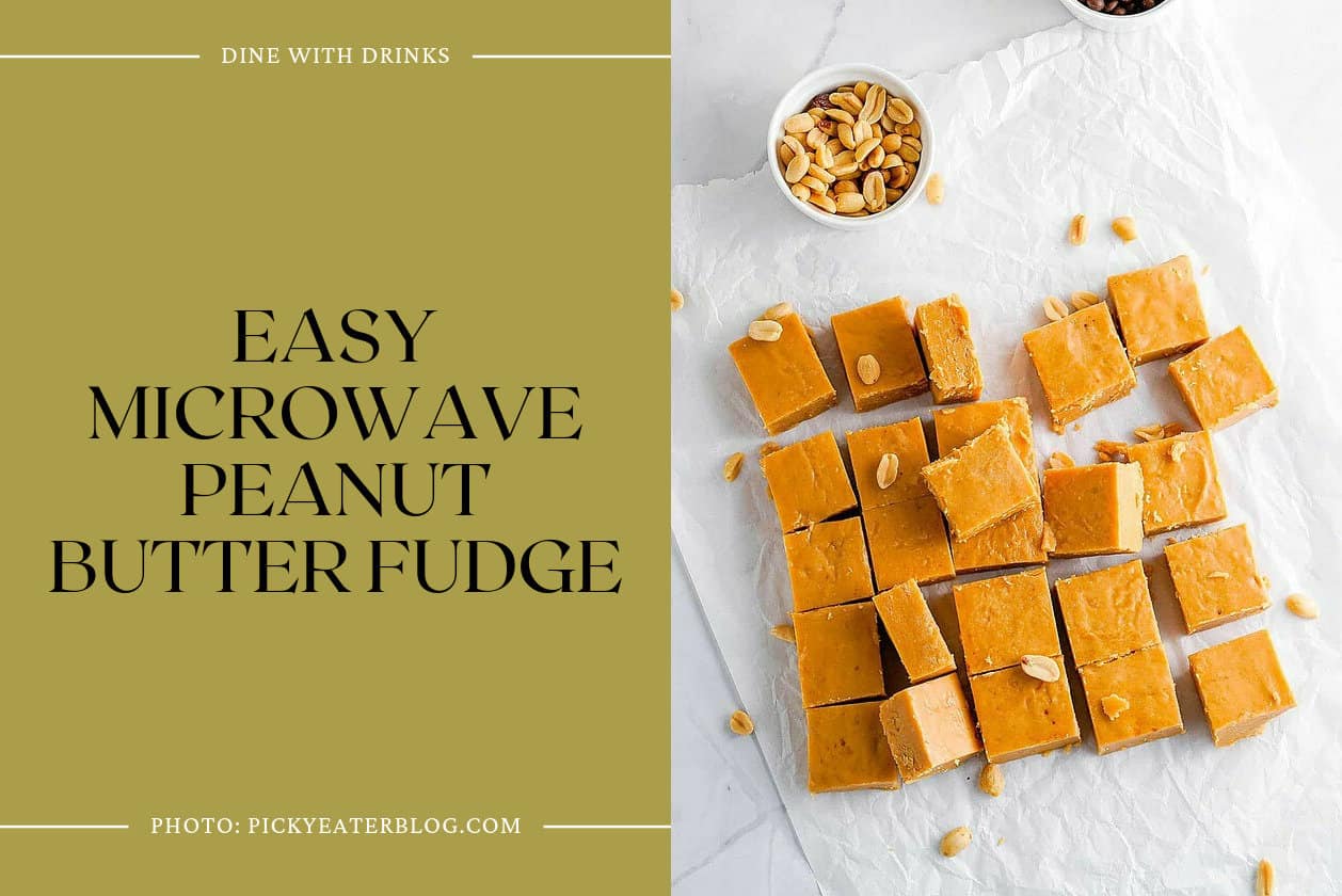 Easy Microwave Peanut Butter Fudge