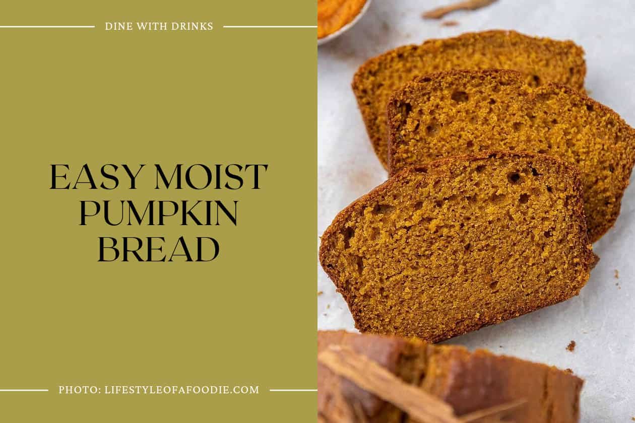 Easy Moist Pumpkin Bread