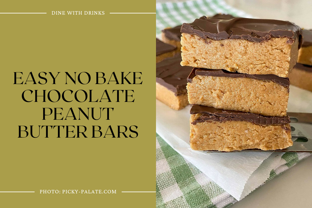 Easy No Bake Chocolate Peanut Butter Bars