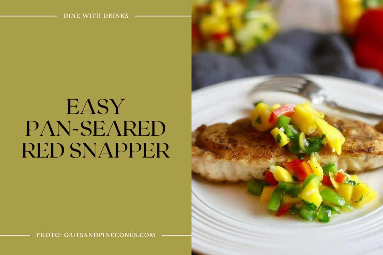 Easy Pan-Seared Red Snapper