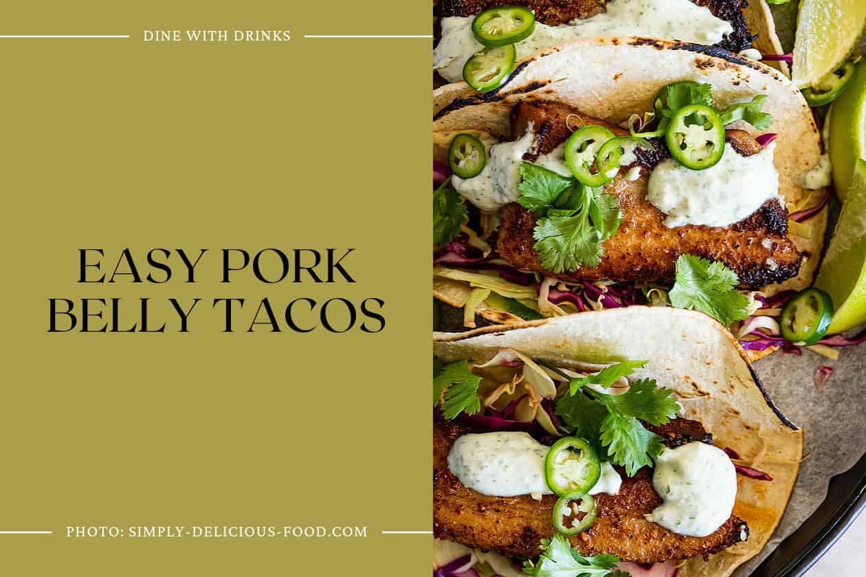Easy Pork Belly Tacos