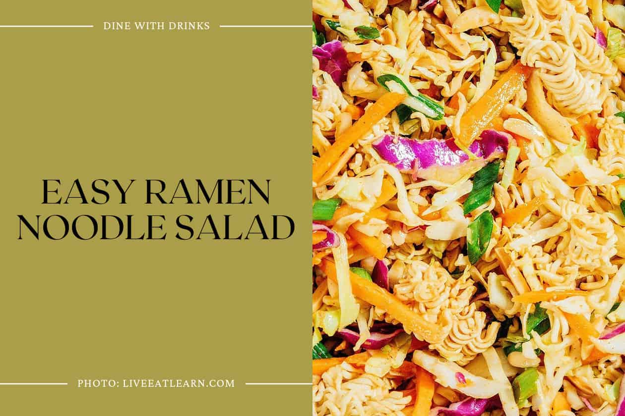 Easy Ramen Noodle Salad