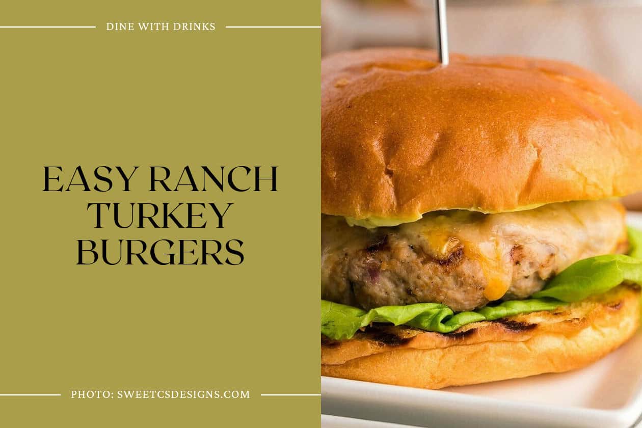 Easy Ranch Turkey Burgers