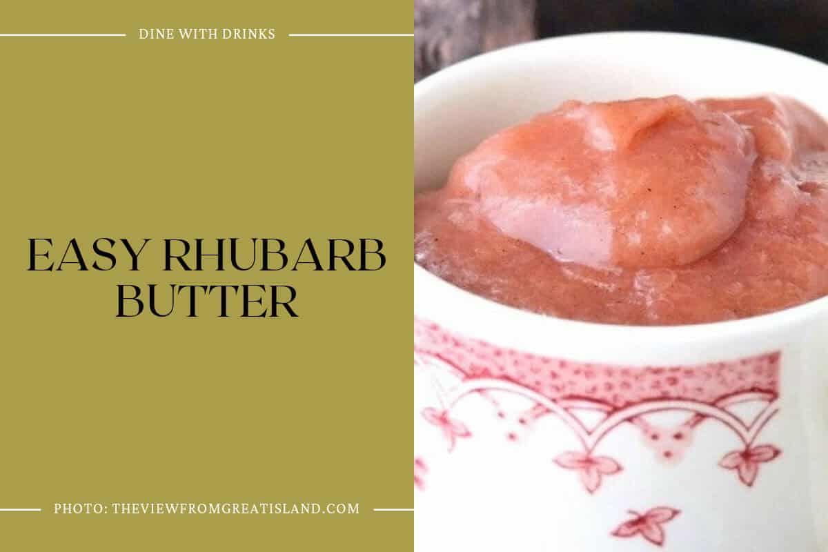 Easy Rhubarb Butter