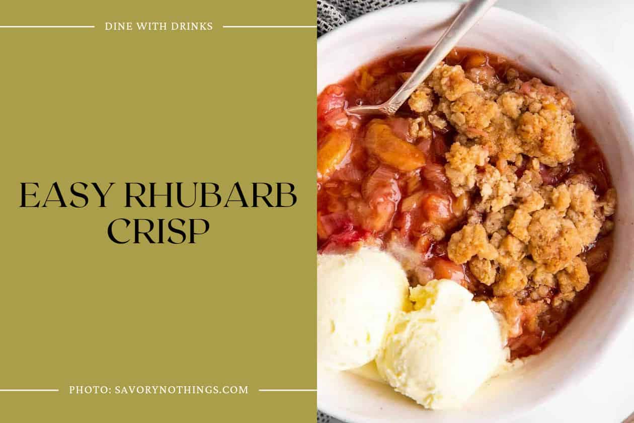 Easy Rhubarb Crisp