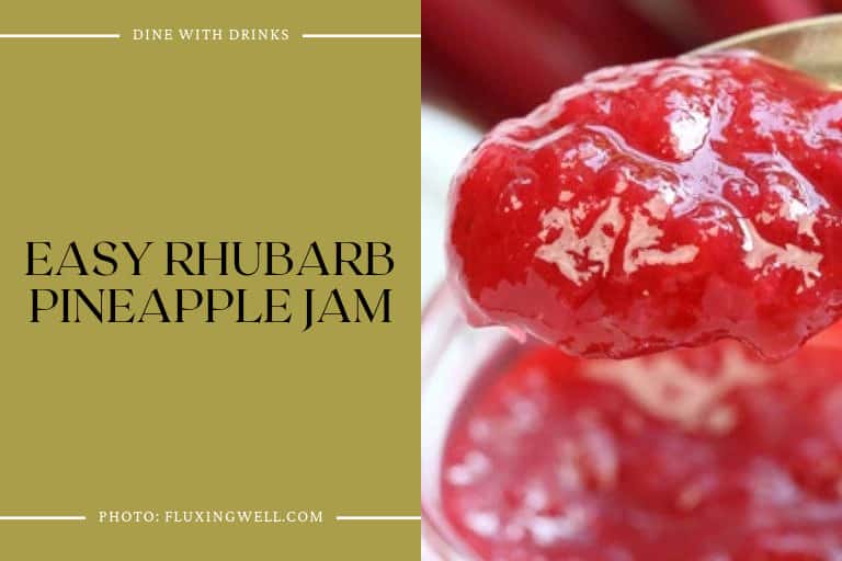 Easy Rhubarb Pineapple Jam