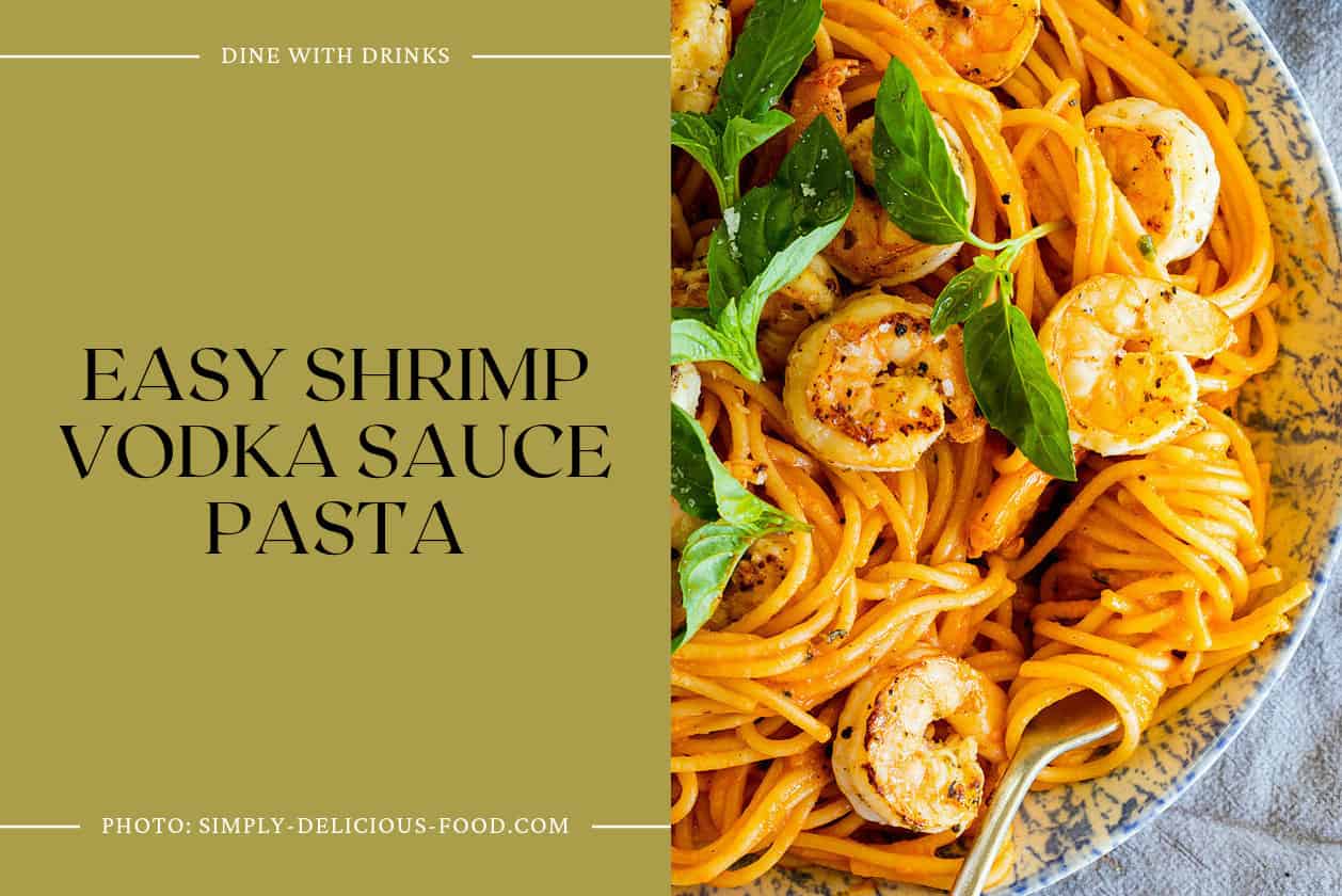 Easy Shrimp Vodka Sauce Pasta