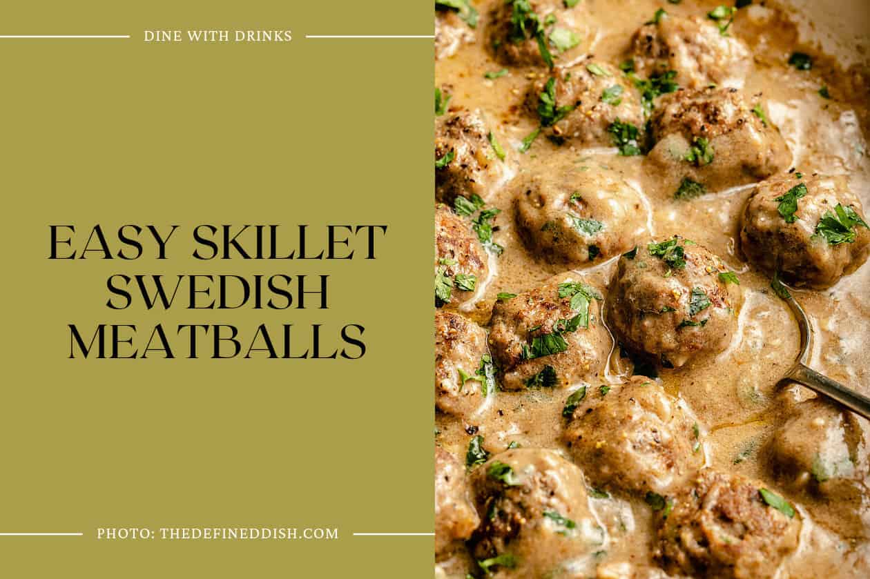 Easy Skillet Swedish Meatballs