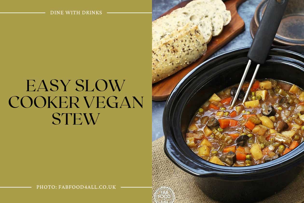 Easy Slow Cooker Vegan Stew