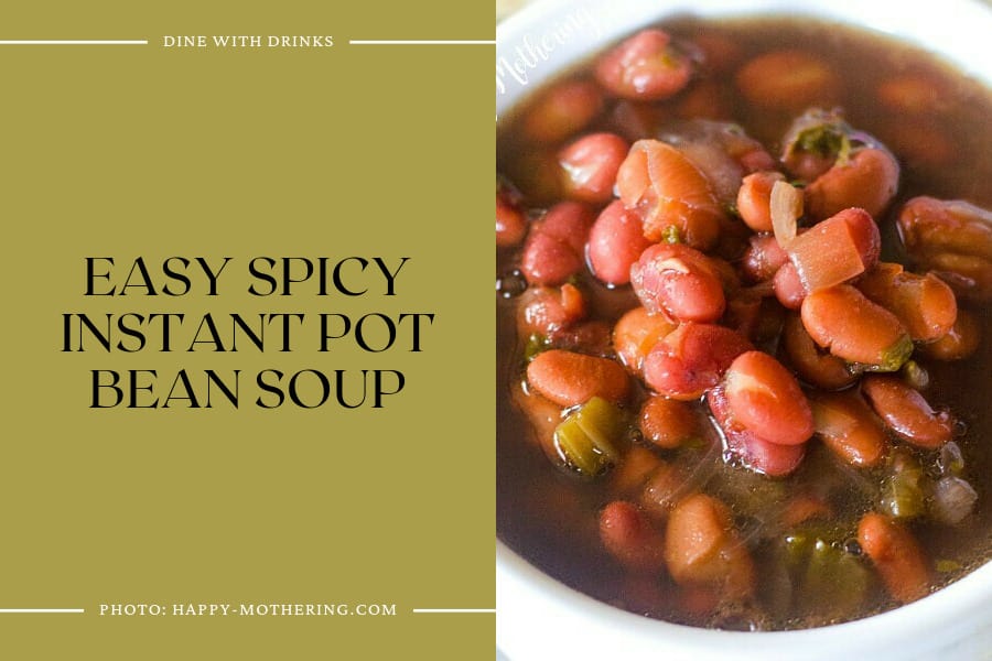 Easy Spicy Instant Pot Bean Soup