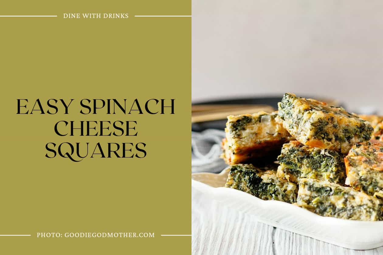 Easy Spinach Cheese Squares