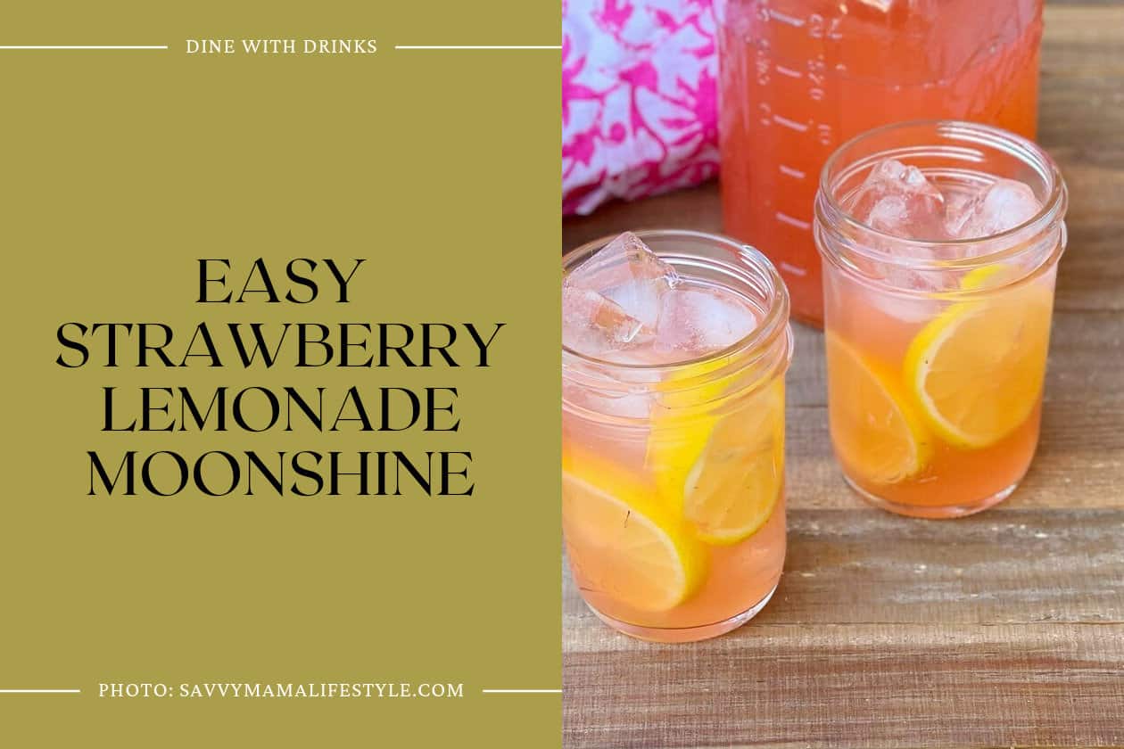 Easy Strawberry Lemonade Moonshine