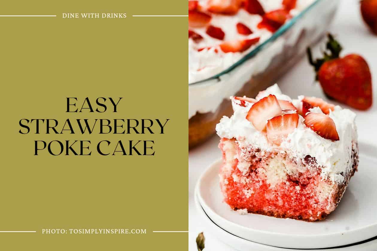 Easy Strawberry Poke Cake