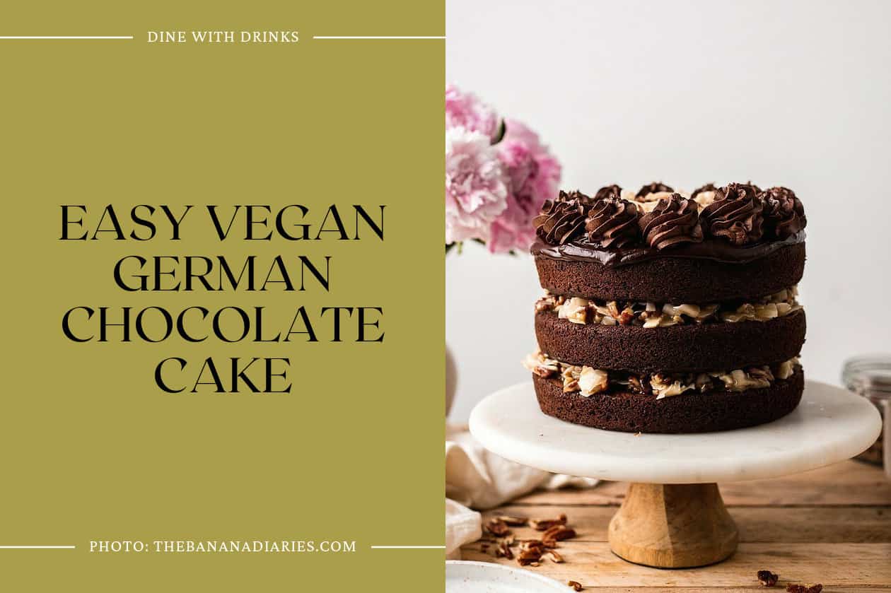 Easy Vegan German Chocolate Cake