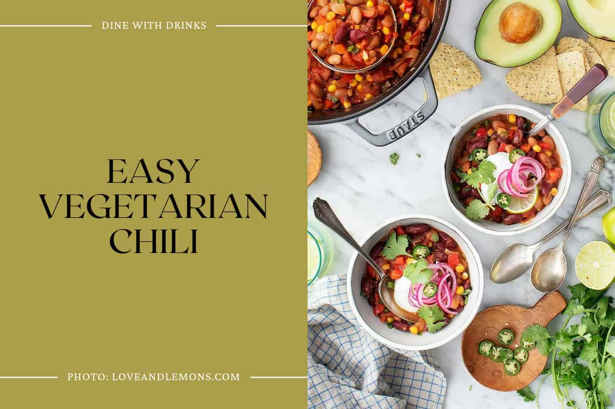 Easy Vegetarian Chili