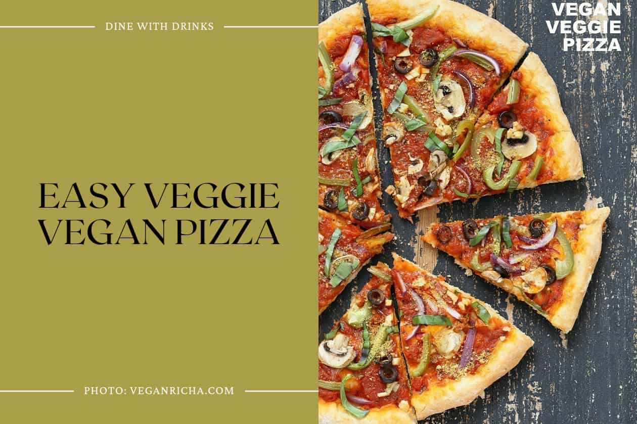 Easy Veggie Vegan Pizza