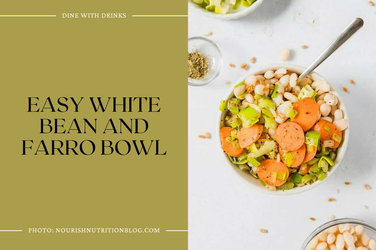 Easy White Bean And Farro Bowl