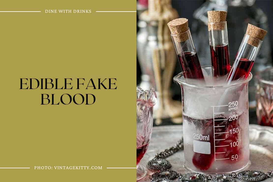 Edible Fake Blood