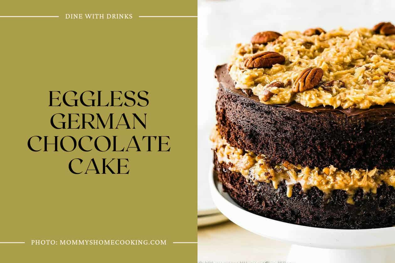 Eggless German Chocolate Cake