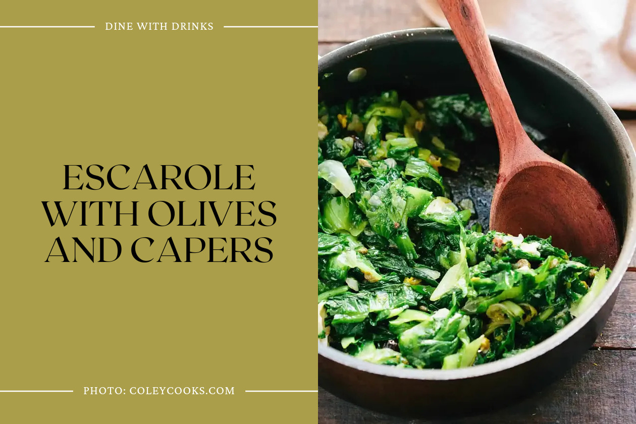 Escarole With Olives And Capers