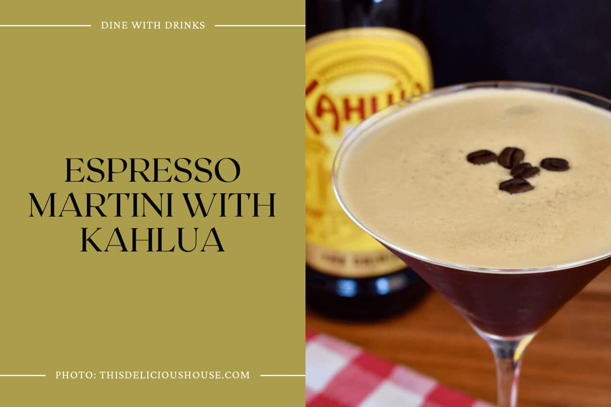 Espresso Martini With Kahlua