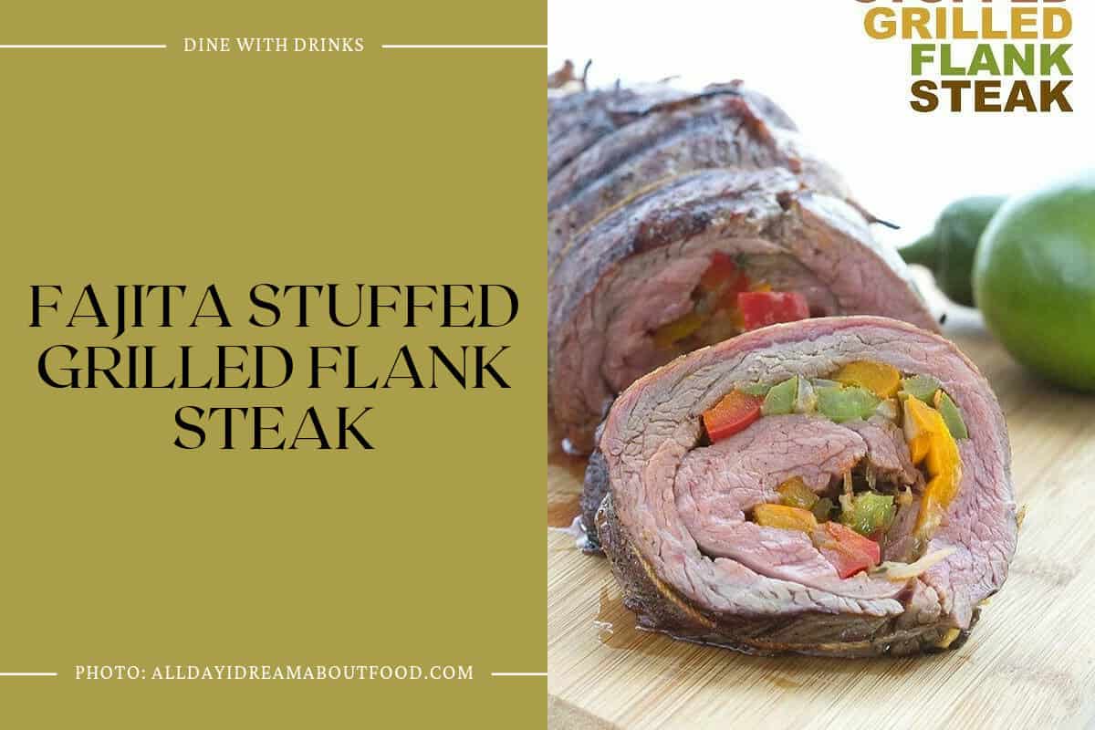 Fajita Stuffed Grilled Flank Steak