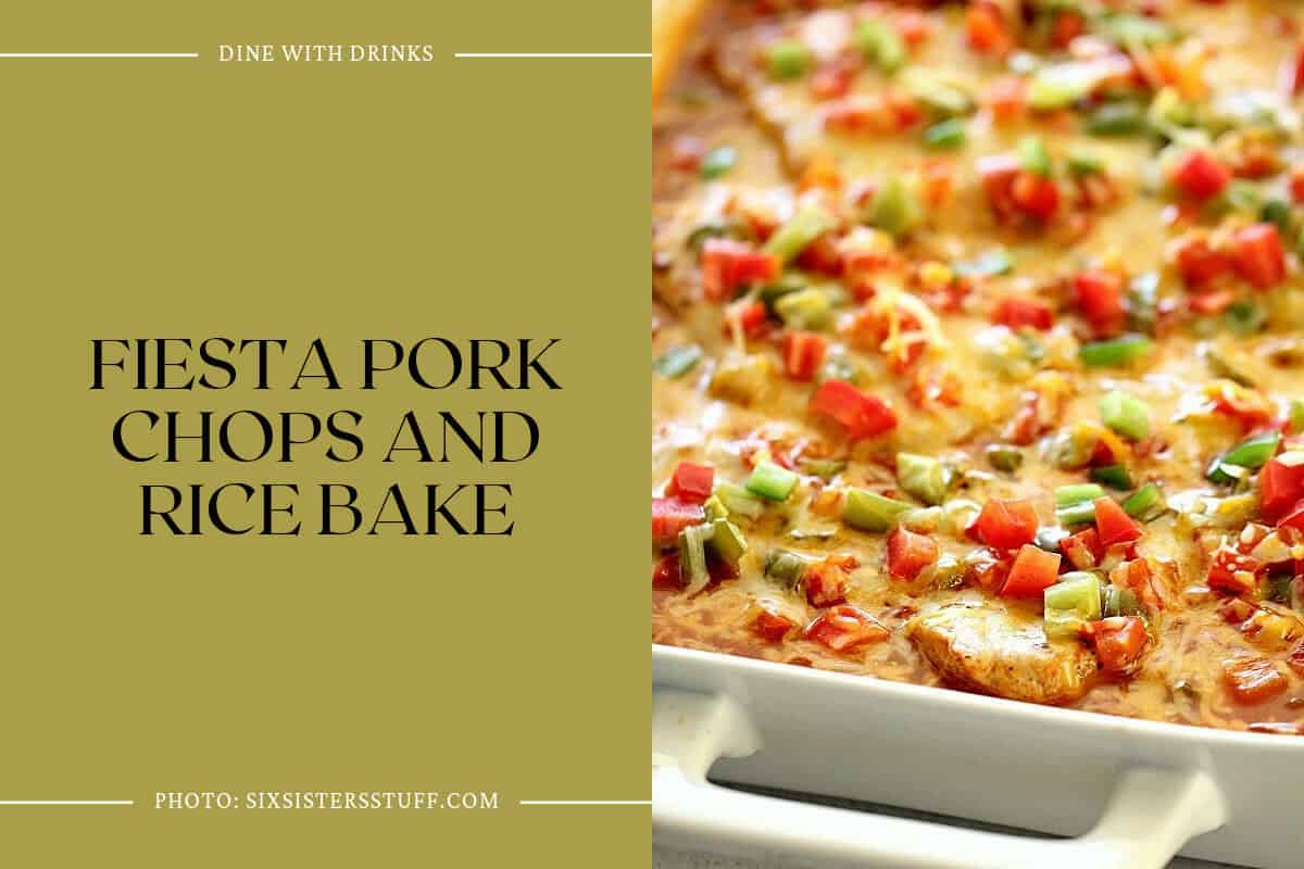 Fiesta Pork Chops And Rice Bake