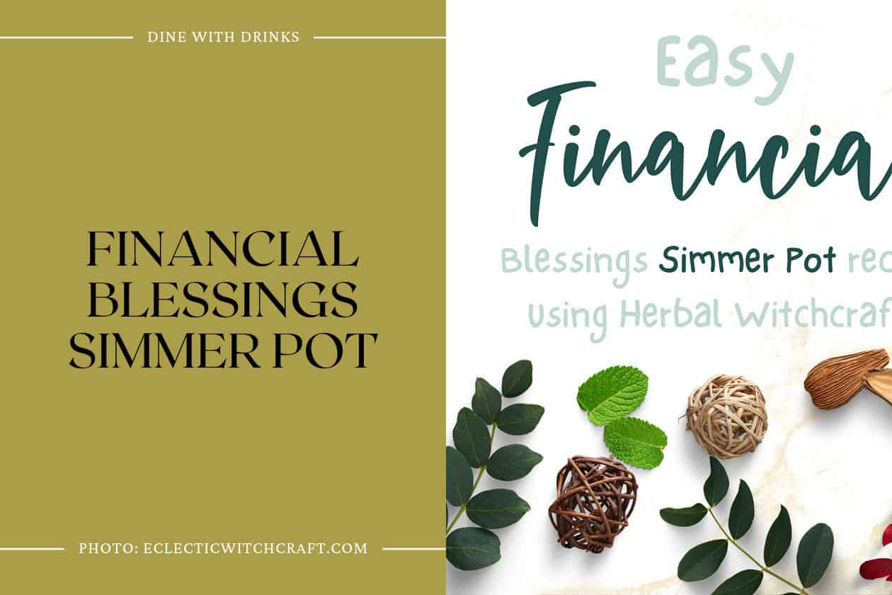 Financial Blessings Simmer Pot