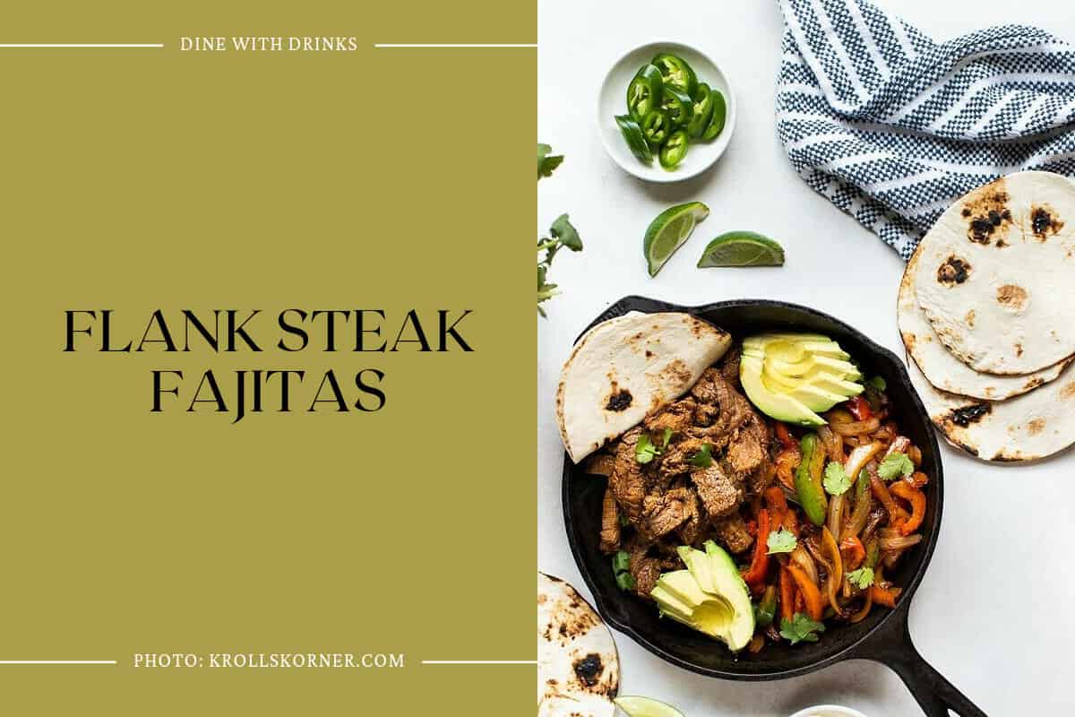 Flank Steak Fajitas