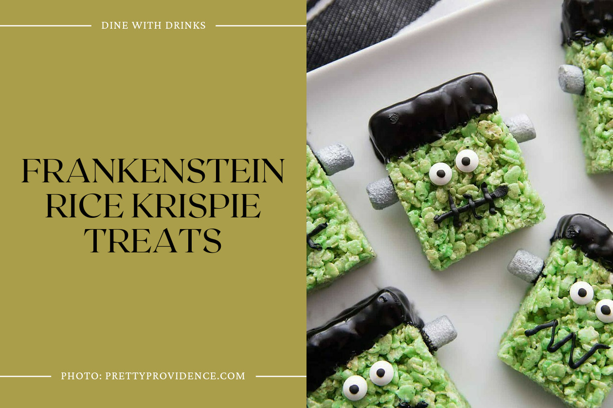 Frankenstein Rice Krispie Treats