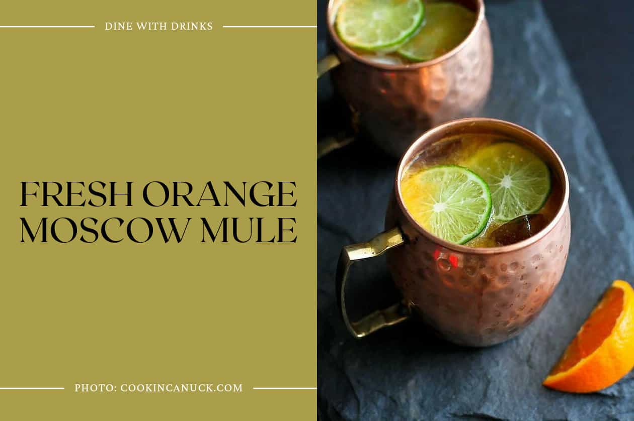 Fresh Orange Moscow Mule