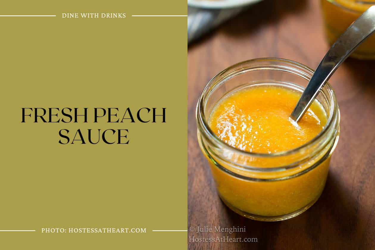 Fresh Peach Sauce