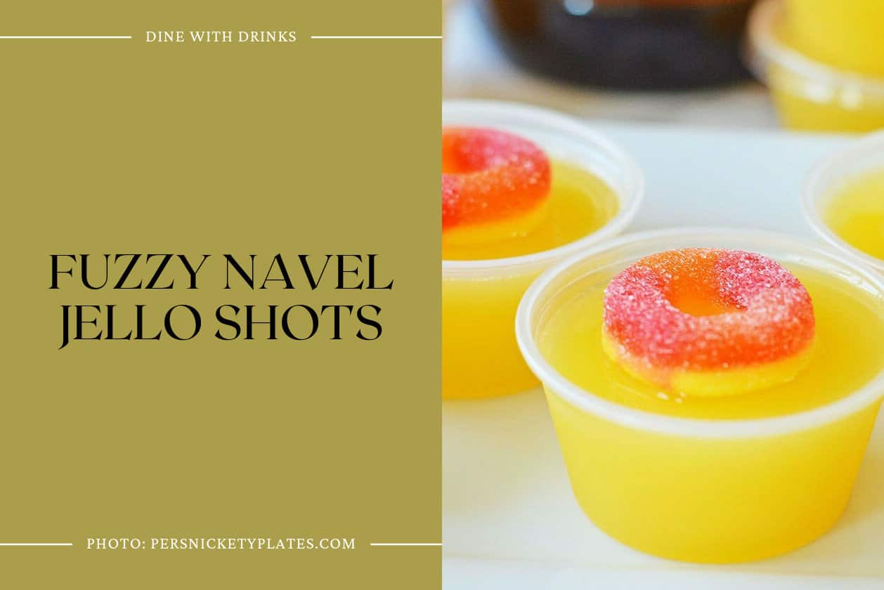 Fuzzy Navel Jello Shots