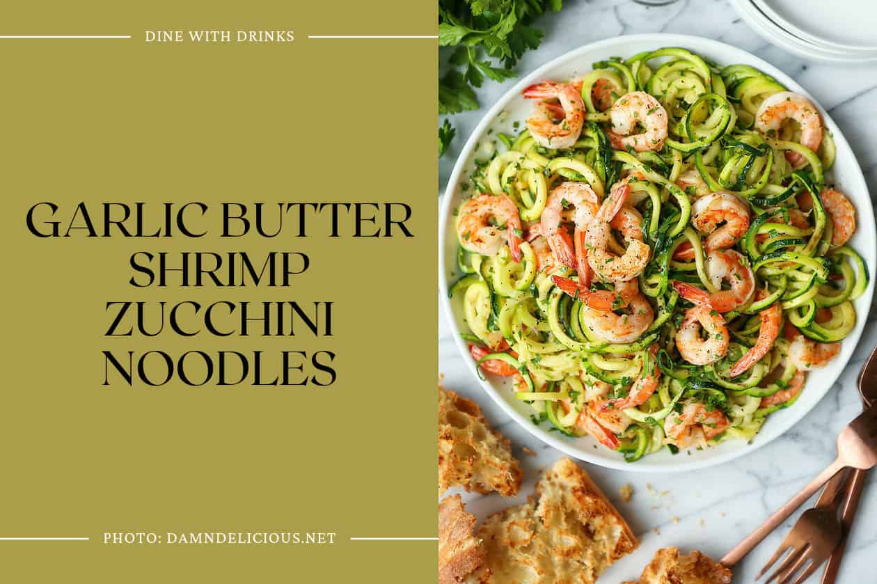 Garlic Butter Shrimp Zucchini Noodles