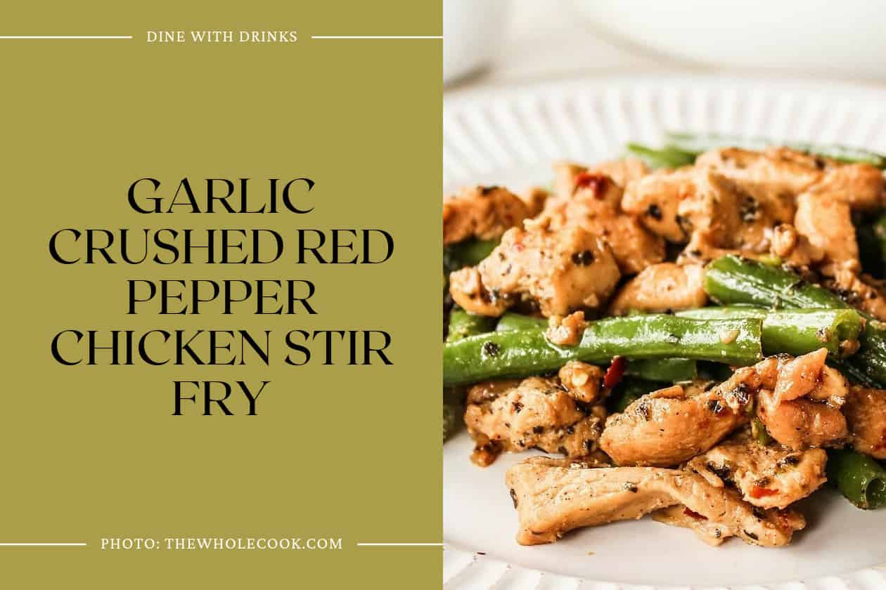 Garlic Crushed Red Pepper Chicken Stir Fry