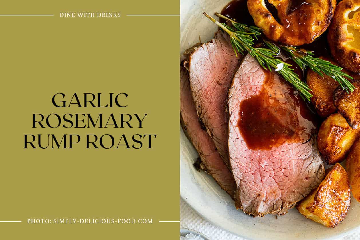Garlic Rosemary Rump Roast